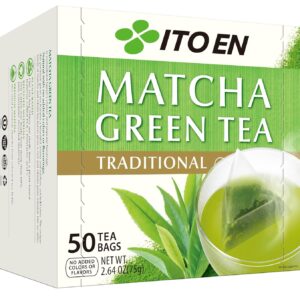 Ito En Traditional Matcha Green Tea 50 Count Zero Calories, Caffeinated