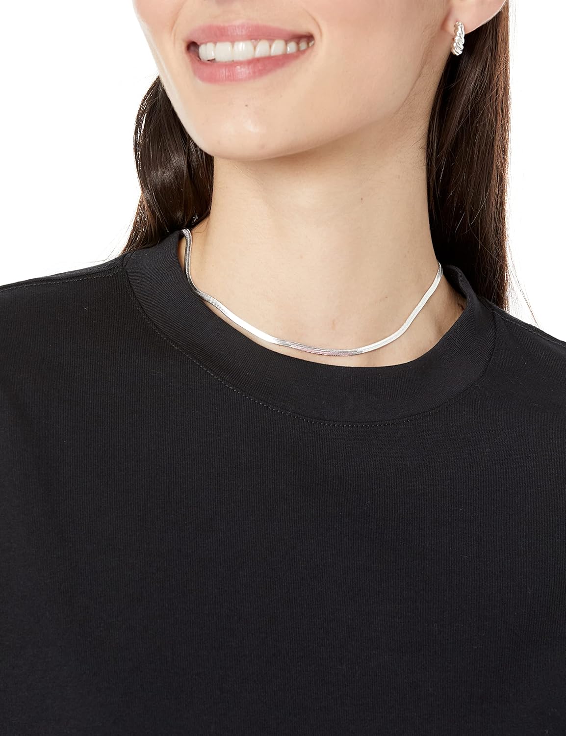 Amazon Essentials Women's Organic Cotton Drop Shoulder Relaxed Boxy Short-Sleeve T-Shirt (Available in Plus Size) - Image 4