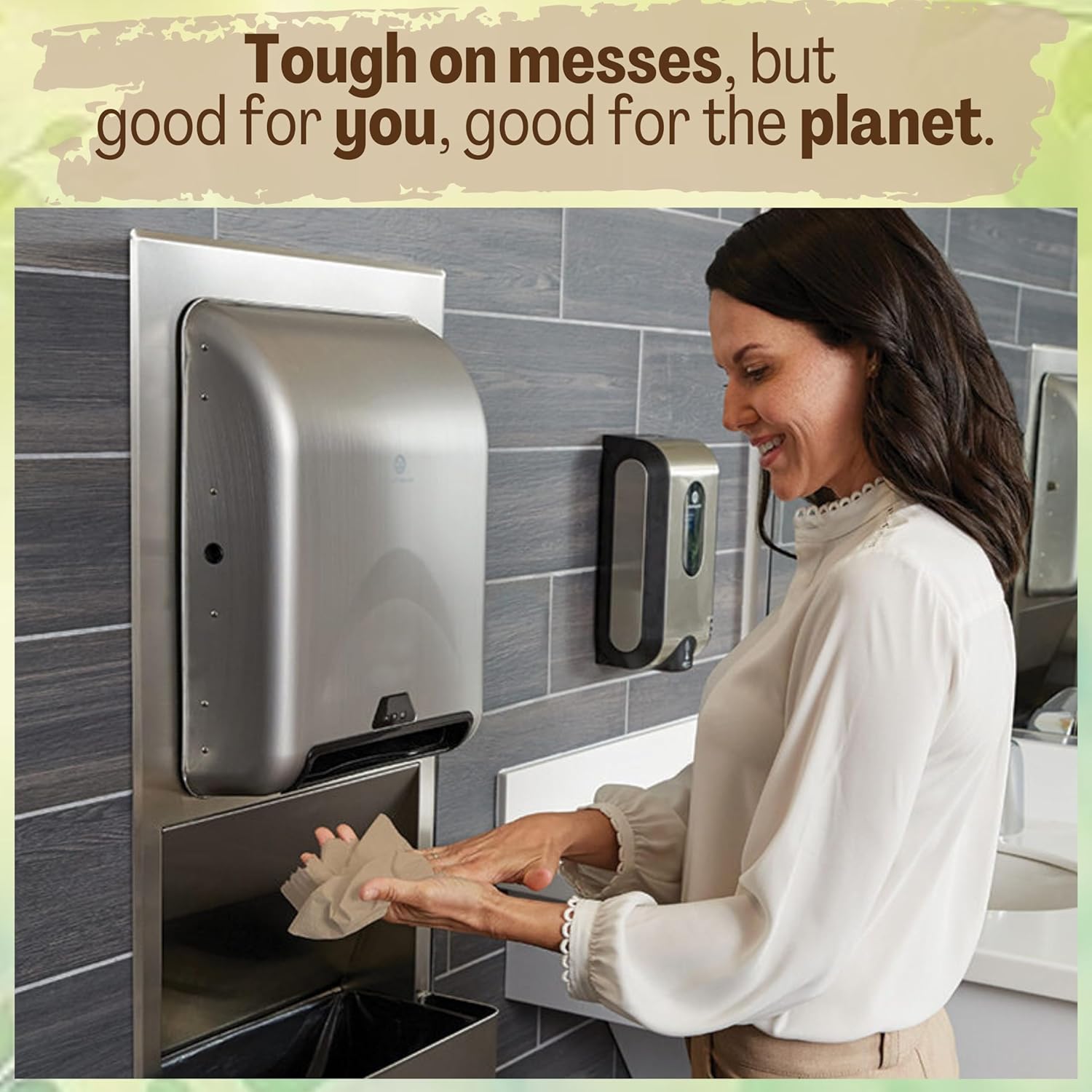 1250ct Brown Organic Unbleached Z-Fold Paper Towels | 100% Post-Consumer Waste, Sustainable Multifold Towels Bulk | Commercial Tri-Fold Recycled Paper Towels for Office, Bathroom, Kitchen Use - Image 7