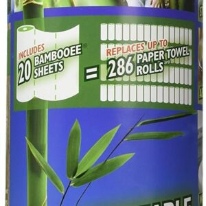 Bambooee Reusable Bamboo Towel ( Single roll, each roll comes with 20 sheets of Bamboee Towels)