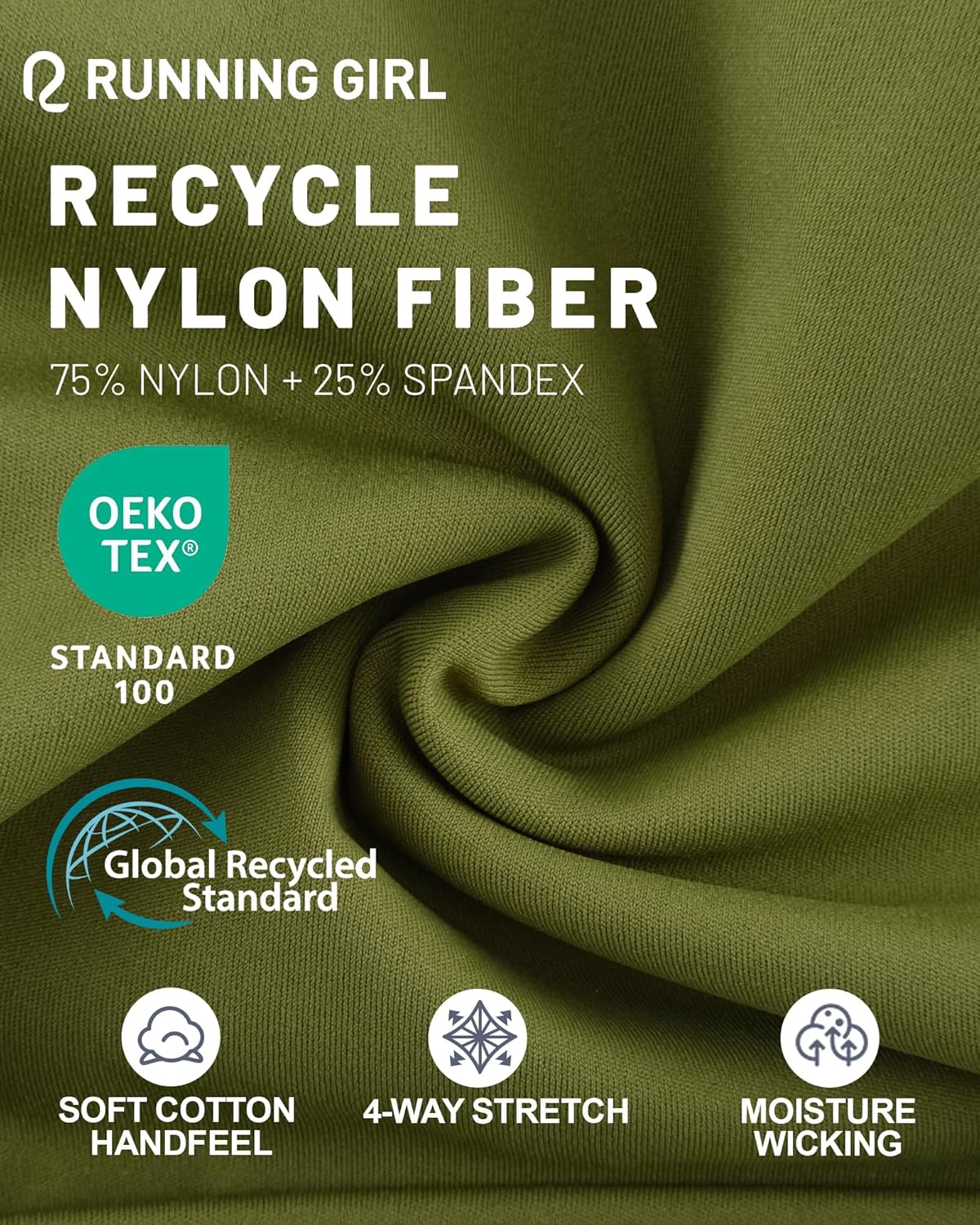 RUNNING GIRL Sports Bras for Women High Support,Molded Cup High Impact Sports Bra Racerback Workout Yoga Running Bra - Image 7