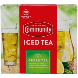 Community Coffee Green Tea Bags, 48 ct., (Pack of 6)