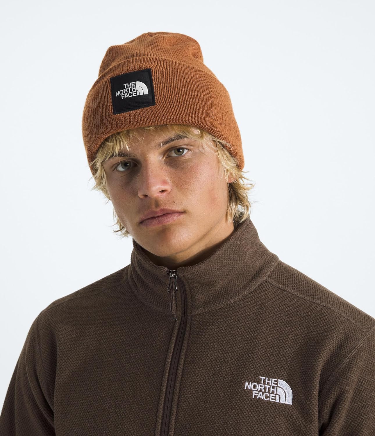 THE NORTH FACE Big Box Beanie | Oversize Box Logo Patch, Deep Fit, Cuffed Design, Sustainable Fabric - Image 3