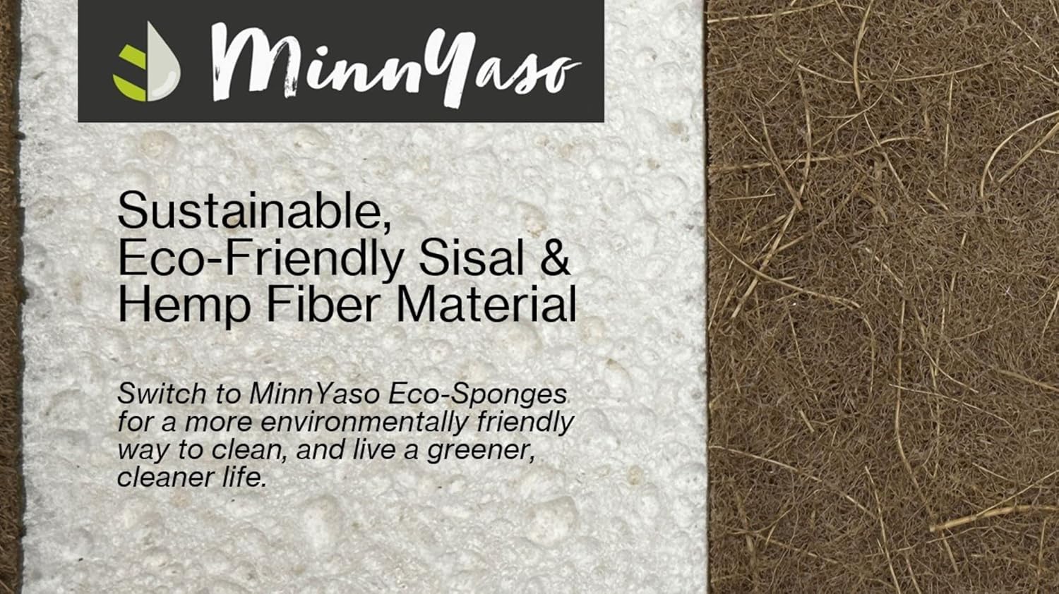 12 Pack Natural Sponges | Hemp Sisal Plant Based Scrubber Scouring Sponge | Eco-Friendly Odor Free Biodegradable Compostable Wood Pulp | Sustainable Scrub Pads for Kitchen, Dishes, Bathroom - Image 7