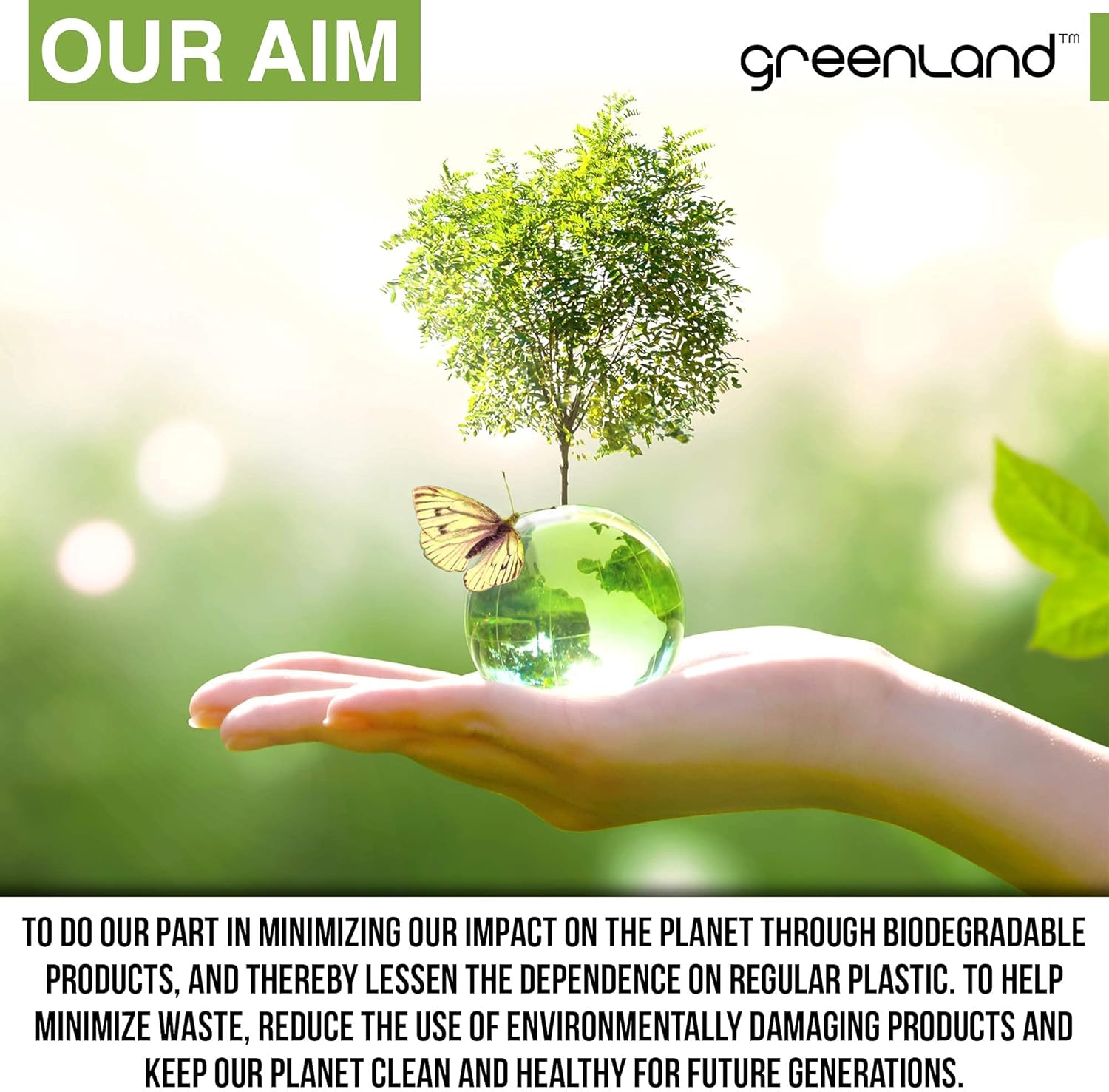 Greenland Biodegradable 60 Trash Bags Compatible with Simplehuman (Code H, 60 Bags, 8-9 Gallons) - Image 6