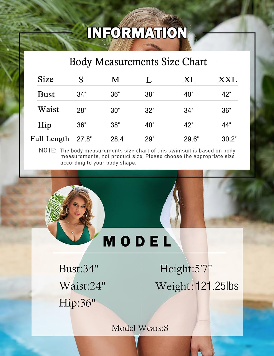 BMJL Women's One Piece Swimsuit Slimming Tummy Control Bathing Suit Deep V Neck Color Block Lace Up Back Swimwear - Image 6