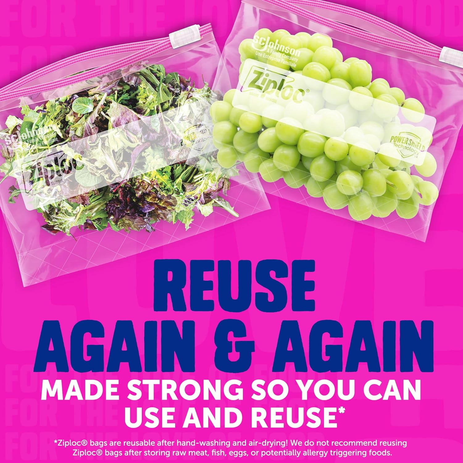 Ziploc Quart Food Storage Slider Bags, Power Shield Technology for More Durability, 42 Count - Image 7