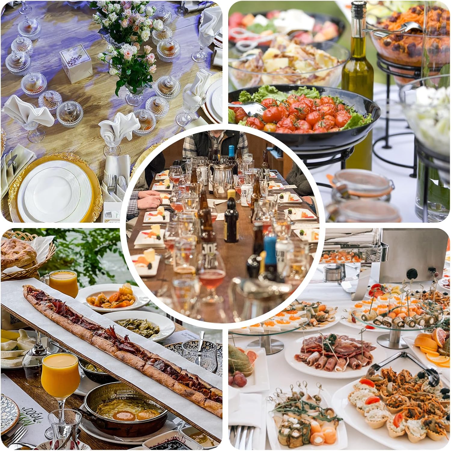 Pleafind 18-Piece Stainless Steel Utensil Set - Serving Spoons, Slotted Spoons, Forks, Tongs, Pie Server, Butter Knife for Parties & Banquets - Image 8