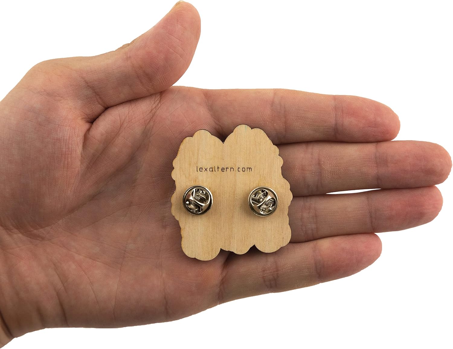 5 PCS Cool Pins Set - Sustainable Wooden Collection | Lapel Pin Bundle | Occassion Charm Pack | Aesthetic Decoration Badges for Backpacks Clothes Bag Denim Jacket Brooches for DIY | Gift for Kids Teens Girls Boys| Eco-Friendly Cute Accessory - Image 4