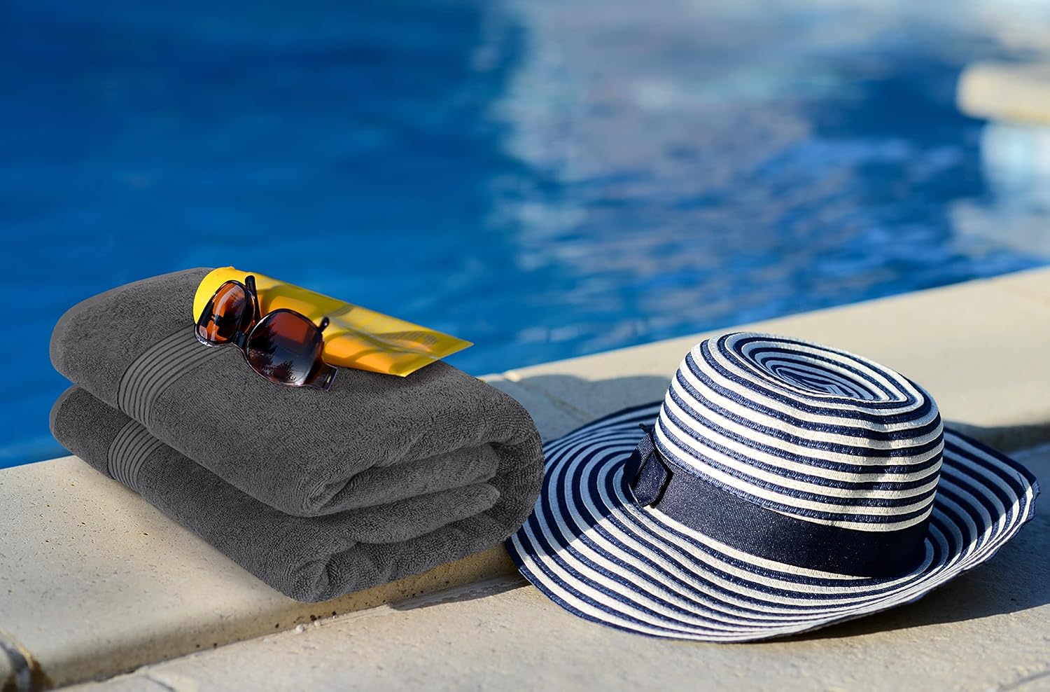 Utopia Towels Extra Large Bath Sheets 2 Pack, 35 by 70 Inches,100% Cotton Highly Absorbent & Quick Dry Bath Towel for Adults, Super Soft Towel, Grey - Image 6