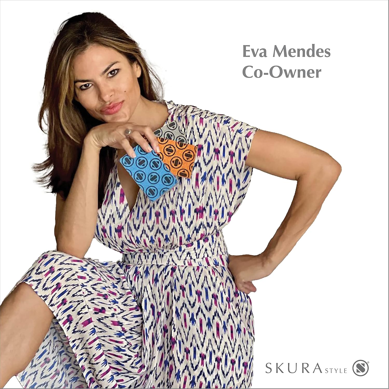 Skura Style Smart Kitchen Dish Sponges (Bulk 8 Pack) | Odor Free Non-Scratch Scrub Pad | Household Cleaning Scrubber for Sink, Counters, Surfaces, Pots, Pans, Dishwashing | Color-Fade Change Indicator - Image 3