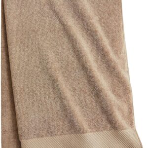 Lacoste Heritage 100% Supima Cotton Bath Towel, Sand, 30″ x 54″ – Highly Absorbent & Quick Drying, Premium Super Soft Bath Towel, Bathroom Essential, Gift for All Occasions, Machine Washable