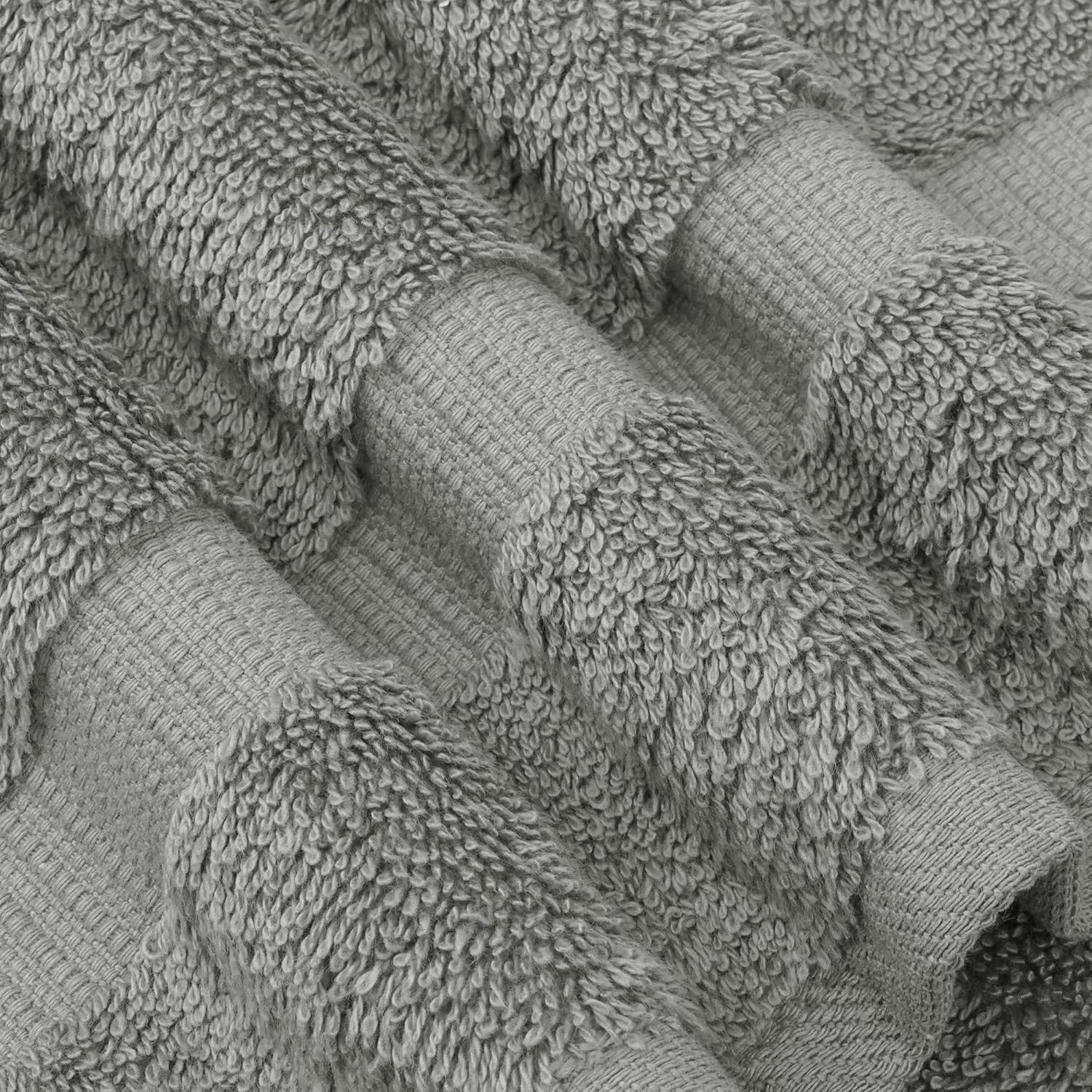 Chakir Turkish Linens | Hotel & Spa Quality 100% Cotton Premium Turkish Towels | Soft & Absorbent (4-Piece Bath Towels, Gray) - Image 5