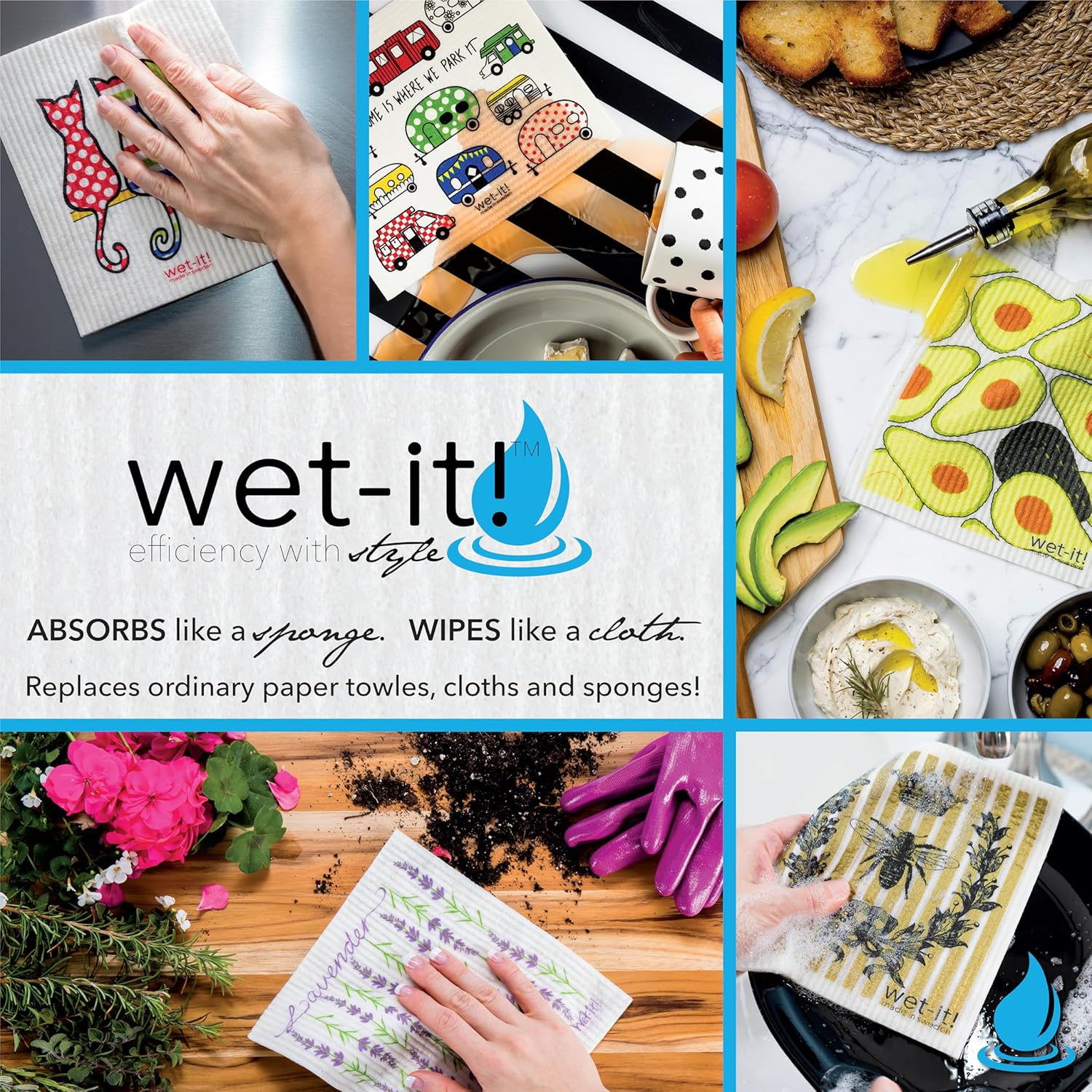 Texas Tech University- 3 Pack Swedish Dishcloths- Reusable Kitchen Towels for Dishwashing and Home Cleaning- Eco-Friendly Alternative to Paper Towels and Wipes- Machine Washable and Dryer Safe - Image 2